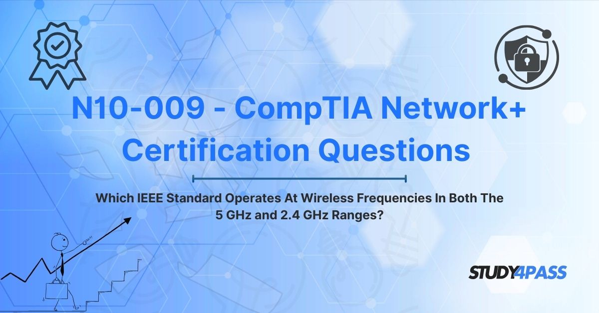 Which IEEE Standard Operates At Wireless Frequencies In Both The 5 GHz and 2.4 GHz Ranges?