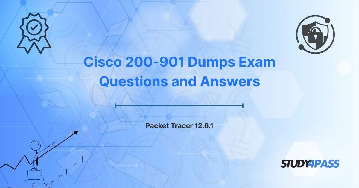 Microsoft 200-901 Exam Prep Practice Test Exam Questions: Packet Tracer 12.6.1