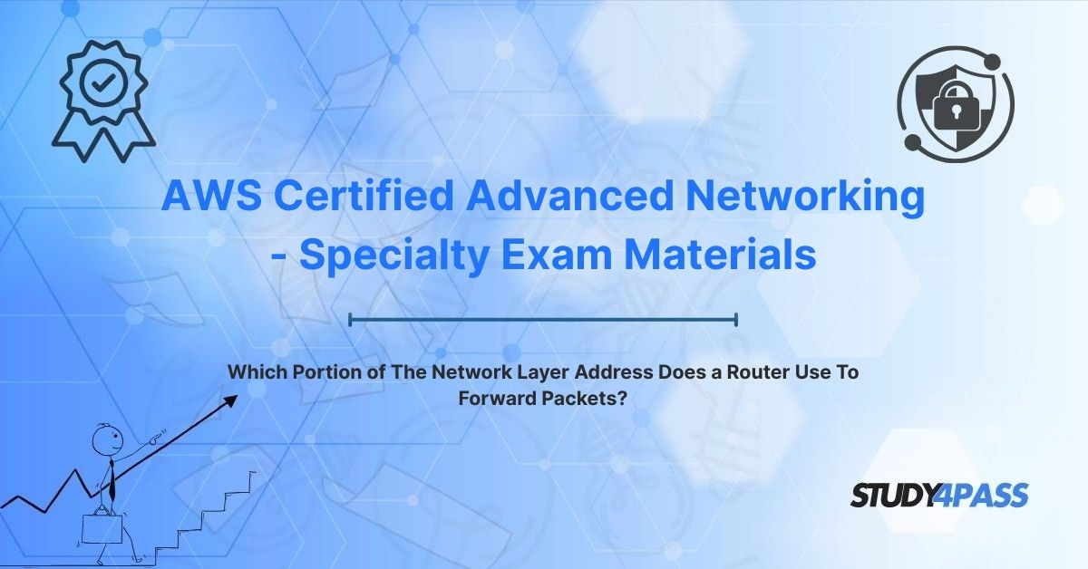 Which Portion of The Network Layer Address Does a Router Use To Forward Packets?