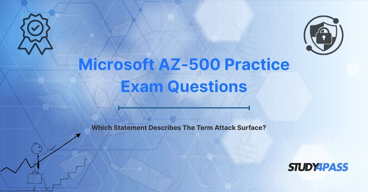 AZ-500 Exam Questions: Which Statement Describes The Term Attack Surface?
