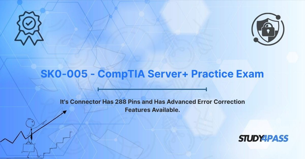 It's Connector Has 288 Pins and Has Advanced Error Correction Features Available.