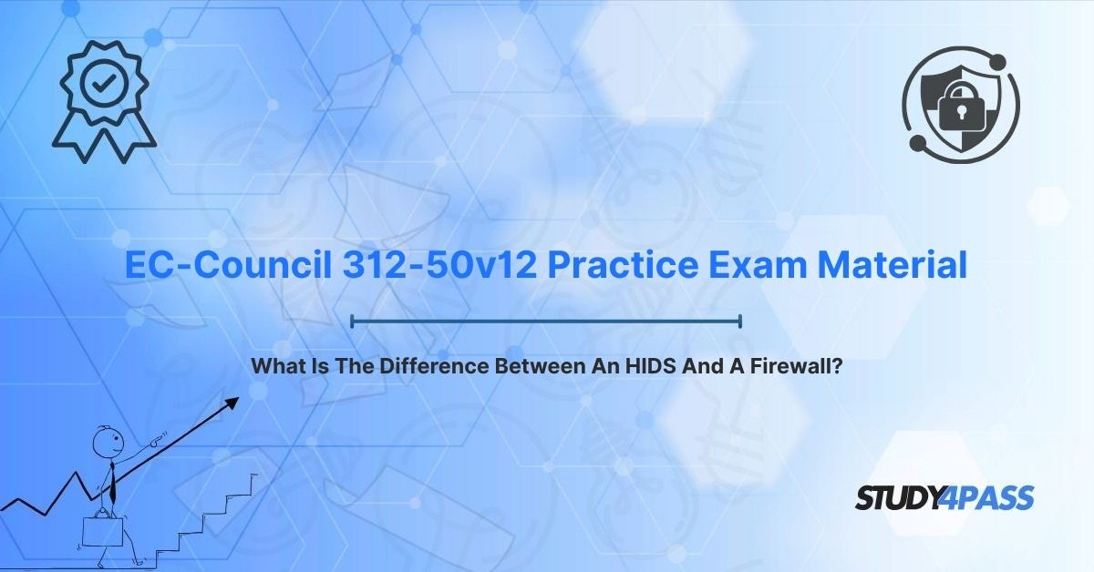 EC-Council 312-50v12 Practice Exam Material: What Is The Difference Between An HIDS And A Firewall?