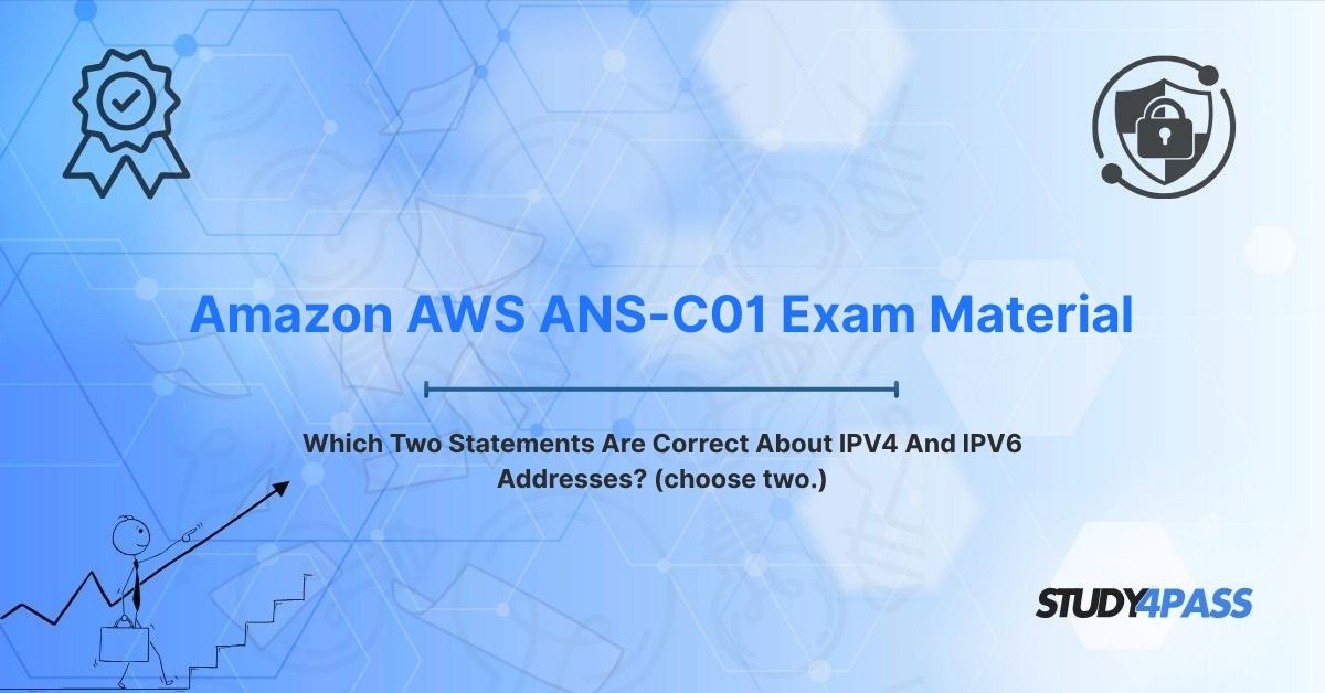 Which Two Statements Are Correct About IPV4 And IPV6 Addresses? (choose two.)