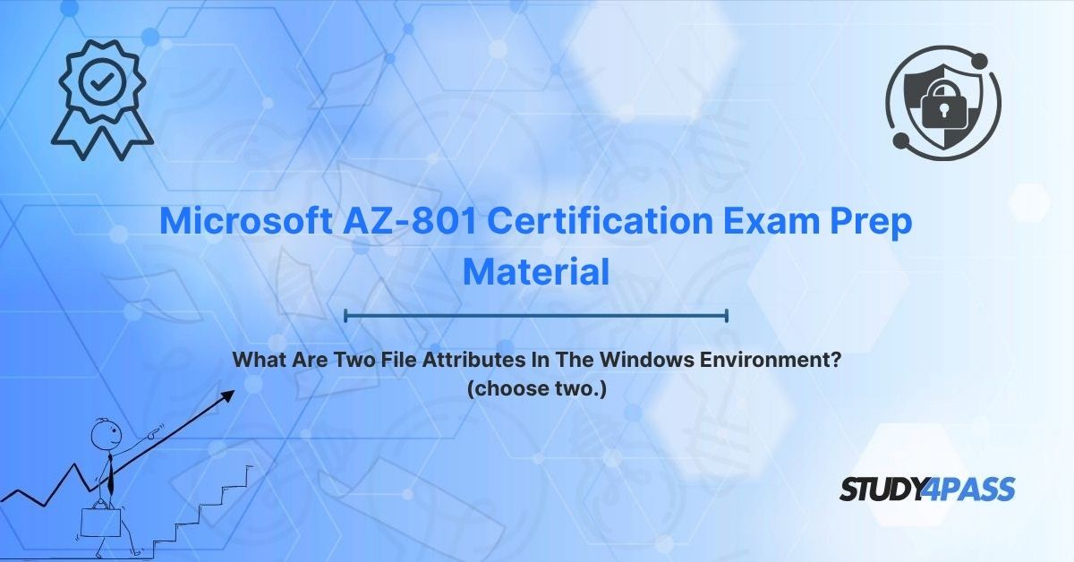 What Are Two File Attributes In The Windows Environment? (choose two.)