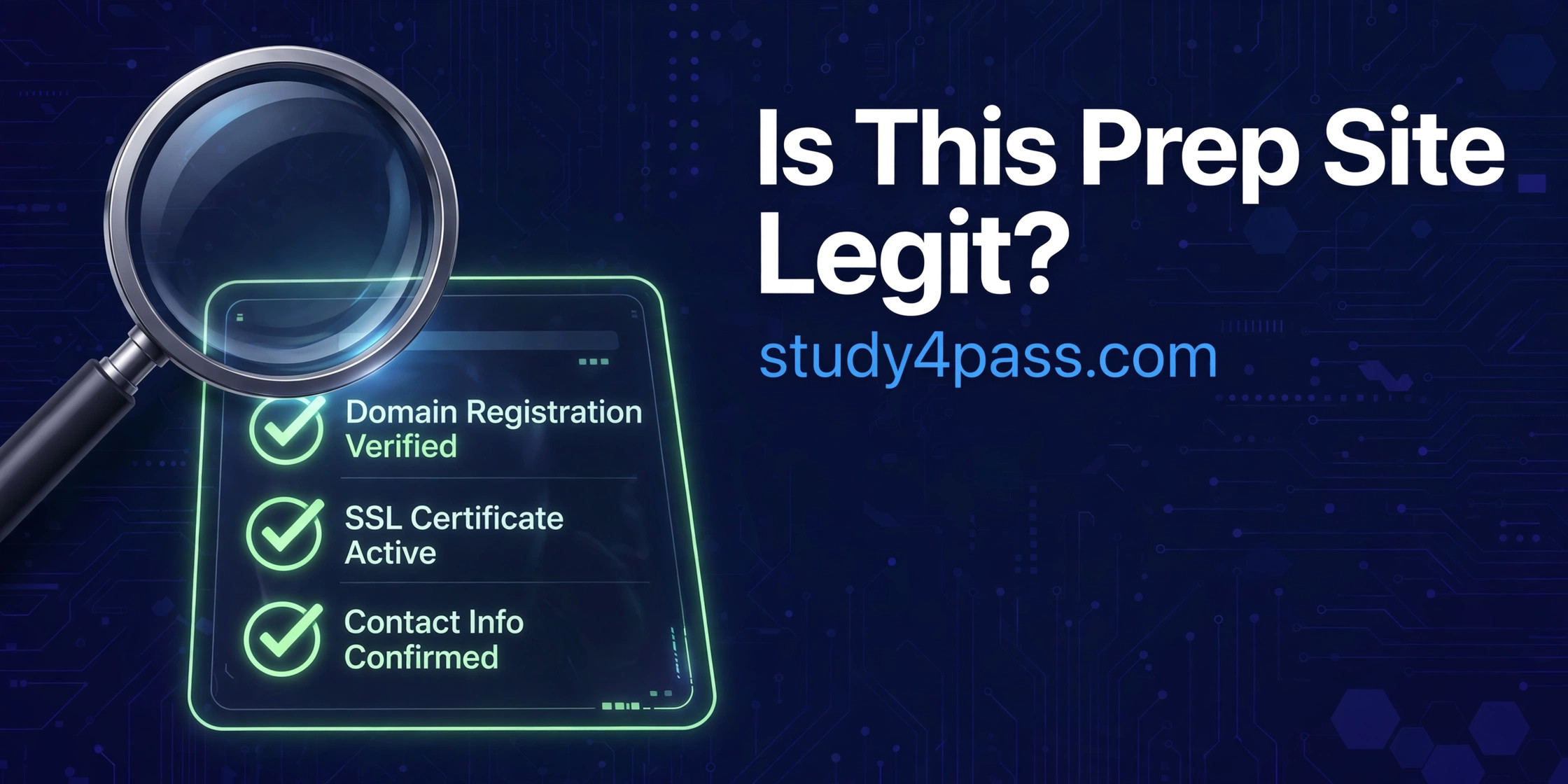 How to Tell If an IT Certification Prep Site Is Legit — And Where to Check Study4Pass Reviews