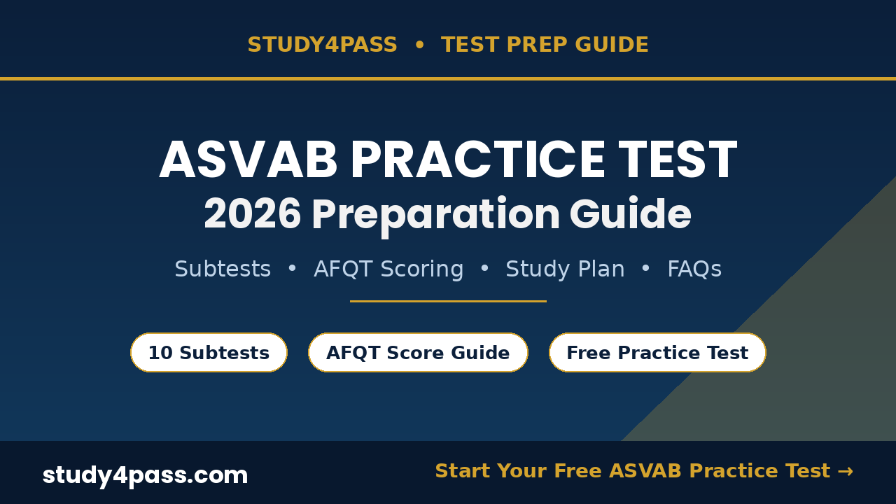 ASVAB Practice Test 2026: Complete Preparation Guide