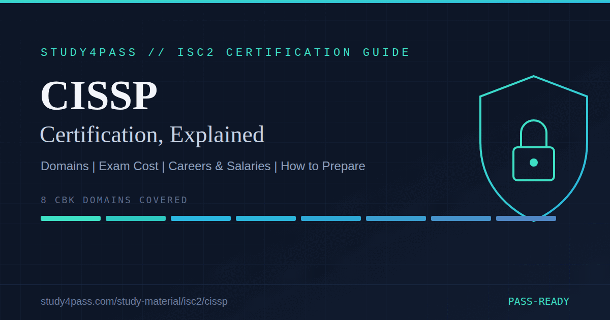 CISSP Certification Explained: What It Is, What It Covers, and How to Actually Pass It