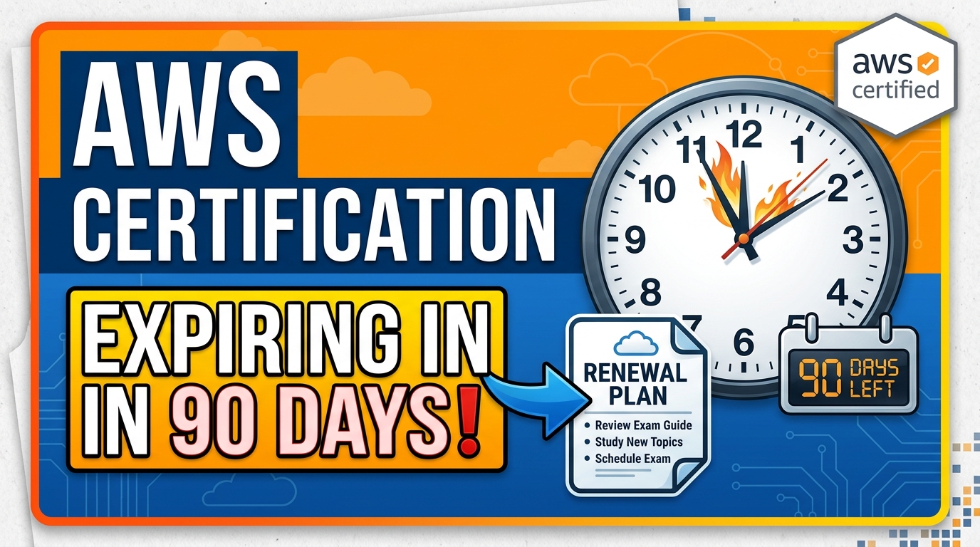 AWS Certification Expiring in 90 Days: Renewal Plan